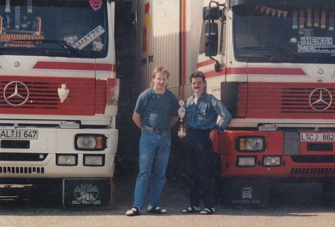 November 1995 - Mathias H. , Heiko S. "Pokal Truckertreffen"